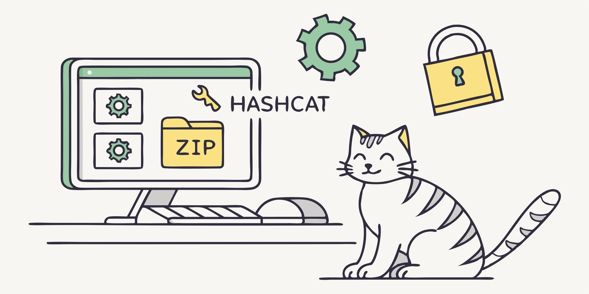 Password recovery for ZIP archive using Hashcat
